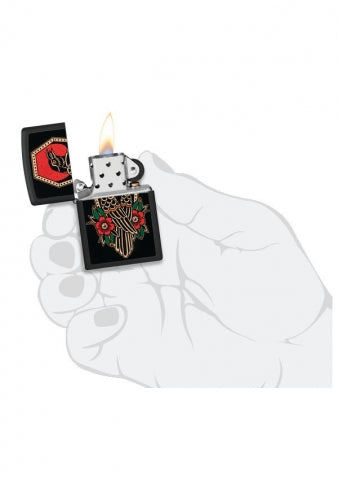 48611 Raven Tattoo Windproof Lighter