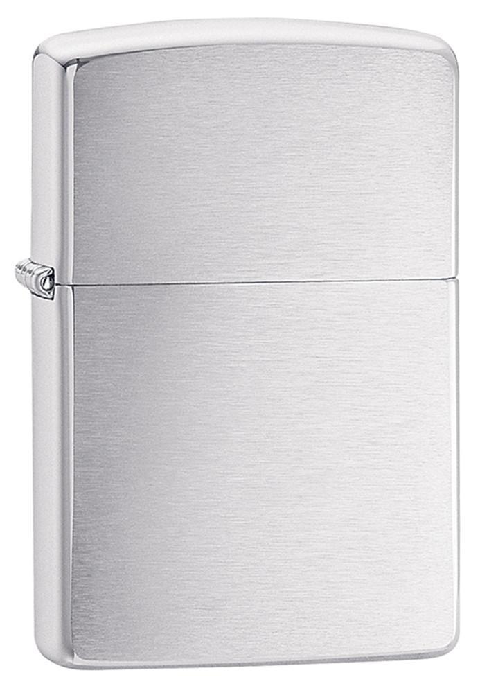 200 Brushed Chrome Windproof Lighter
