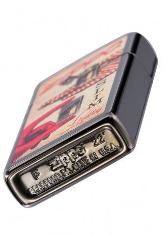 48396 Slim® Vintage Poster Windproof Lighter