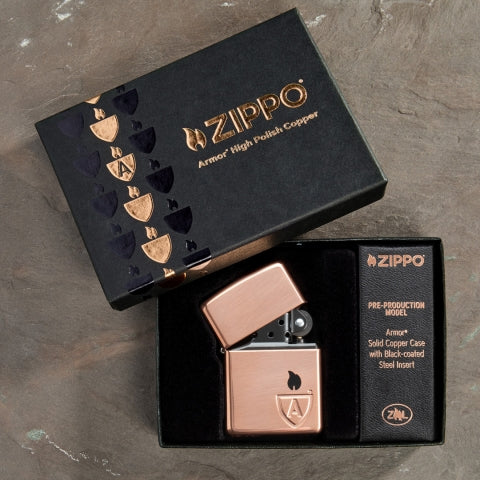 46171 Armor® Solid Copper Windproof Lighter