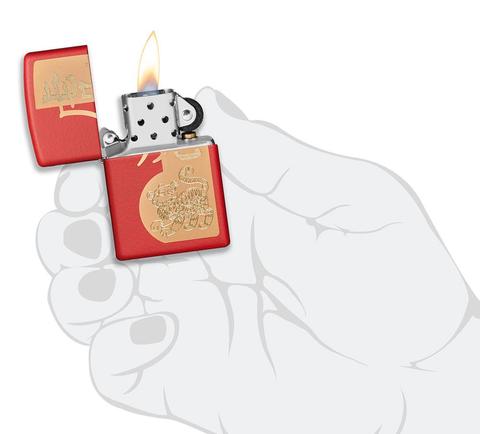 49701 Year of the Tiger Windproof Lighter