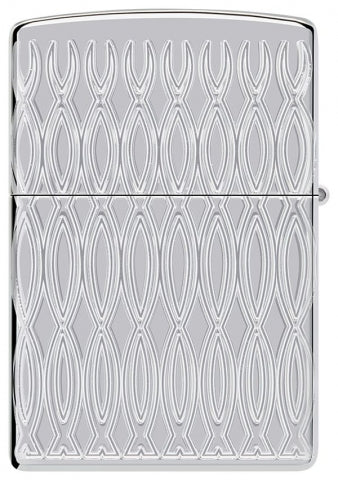 48838 Geometric Flame Pattern Windproof Lighter