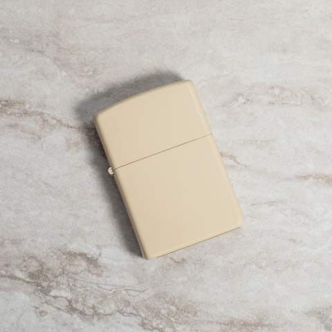 49453 Plain Sand Color (Solid Finish) Windproof Lighter