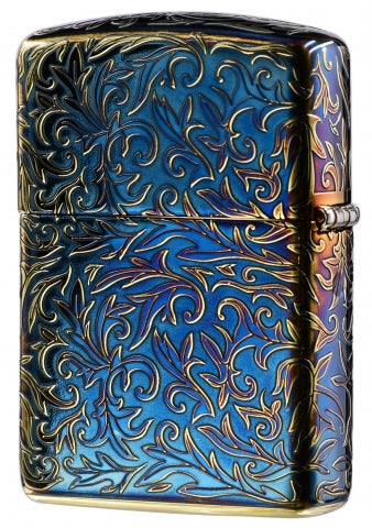 ZA-3-21A Finely Carved Embroidered Arabesque (Armor) Windproof Lighter