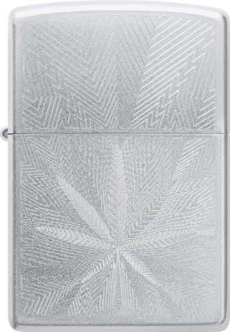 46256 Ornamental Cannabis Leaf Windproof Lighter