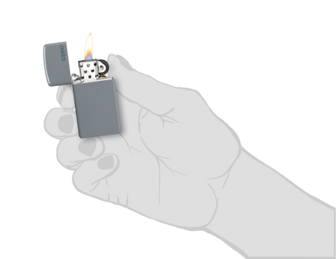 49527ZL Slim® Cement Zippo Logo Windproof Lighter