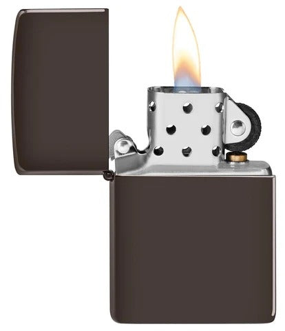 49180 Brown glossy Windproof Lighter