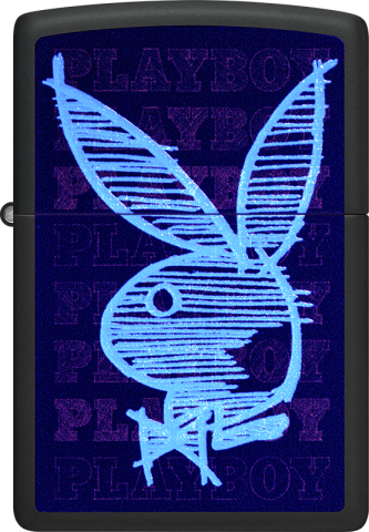 46272 Playboy Black Light Rabbit Design