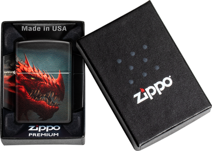 48777 Red Dragon Windproof Lighter
