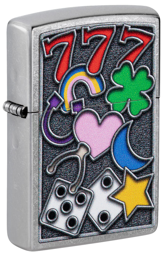 48682 Lucky Symbol Windproof Lighter
