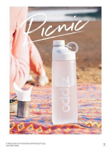 ZWB-KD-904946 Large Sports Water Bottle – Silver, 946 ml