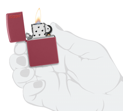 49844ZL Brick Zippo Logo Windproof Lighter