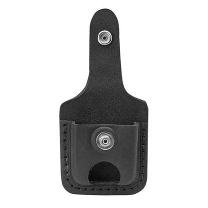 LPTBK Zippo Thumb-Notch Leather Lighter Pouch – Black