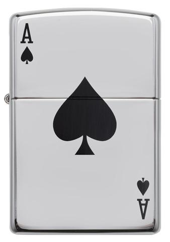 24011 Simple Ace of Spades Windproof Lighter