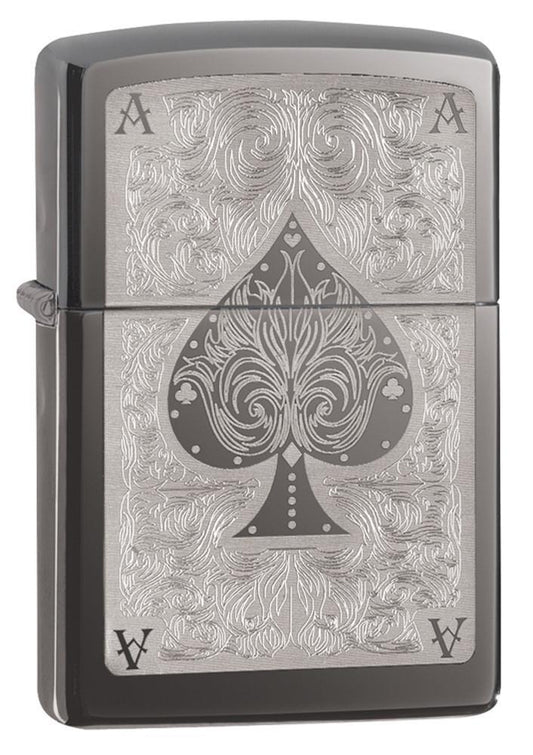 28323 Patterned Ace of Spades Windproof Lighter