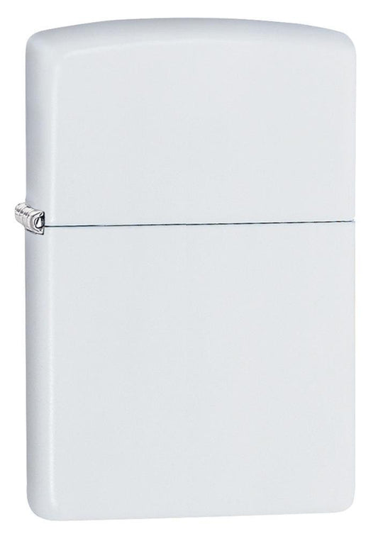 214 White Matte Windproof Lighter