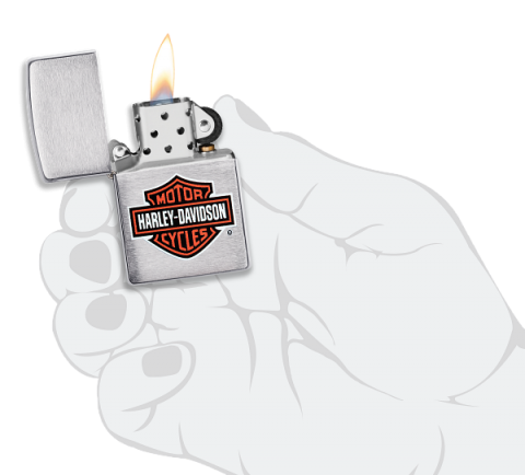 200HD.H252 Harley-DavidsonR Classic Chrome Logo Design