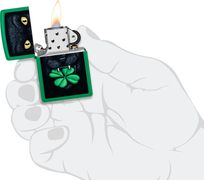 46721 Lucky Cat Design Windproof Lighter
