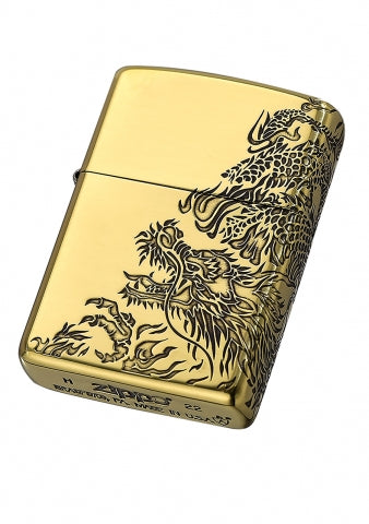 ZA-3-17A Armor® Soaring Dragon Windproof Lighter – Gold
