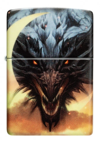 48934 Firelight or Night Sky Windproof Lighter (Includes Blue-Light Keychain, Assorted Color)