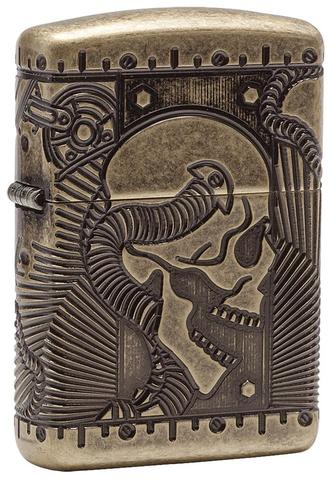 29268 Steampunk - Skull (Armor) Windproof Lighter
