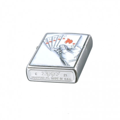 CI000383 Winning Hand Windproof Lighter
