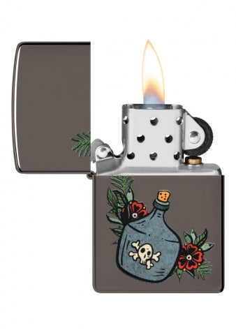 48409 Moonlight Flask Windproof Lighter
