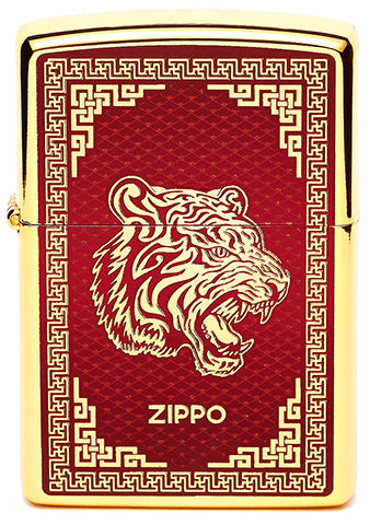 CZA-2-25 Year of the Tiger Limited Edition Set - Roaring Tiger (Asia Limited Edition) Windproof Lighter