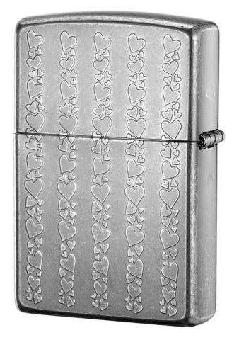 ZA-1-8 Born for You Blue Heart Windproof Lighter