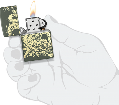 48907 Multi-Headed Dragon Windproof Lighter