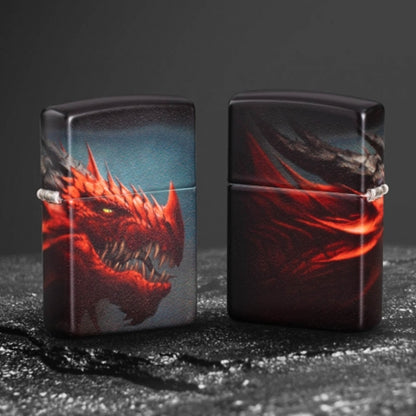 48777 Red Dragon Windproof Lighter