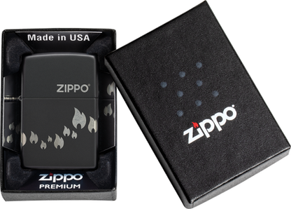 48980 zippo火焰圖紋防風打火機