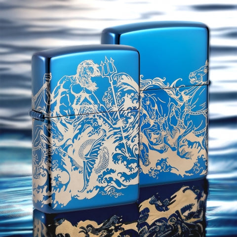 48787 Poseidon & Atlantis Windproof Lighter