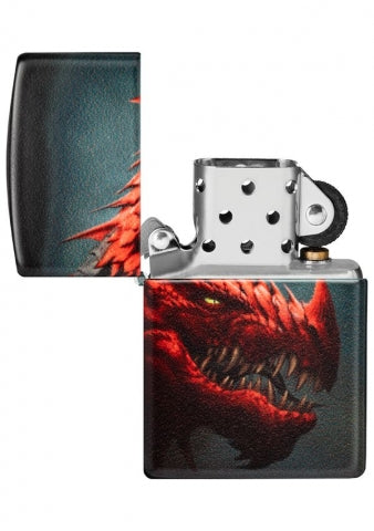 48777 Red Dragon Windproof Lighter