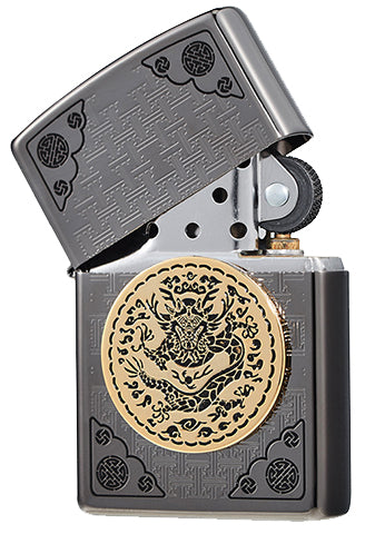 ZA-1-88B Classic Five-Clawed Dragon Windproof Lighter