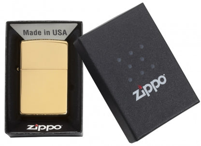 254B High Polish Brass Windproof Lighter
