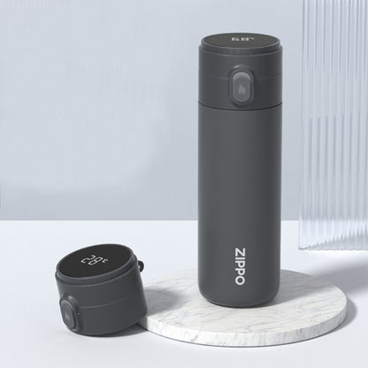 ZWB-CITY-034380 City Series Smart Flip-Top Insulated Bottle – Space Gray, 380 ml