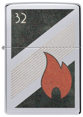 48623 Zippo Flame Established 1932 Windproof Lighter
