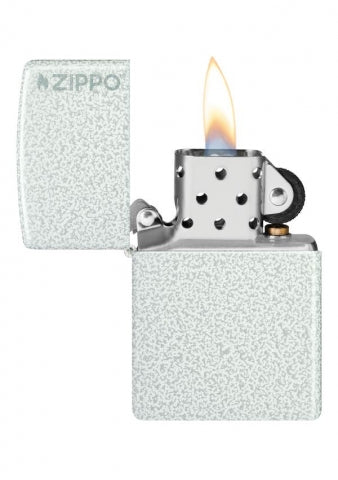 46020ZL Glacier Zippo Logo Windproof Lighter