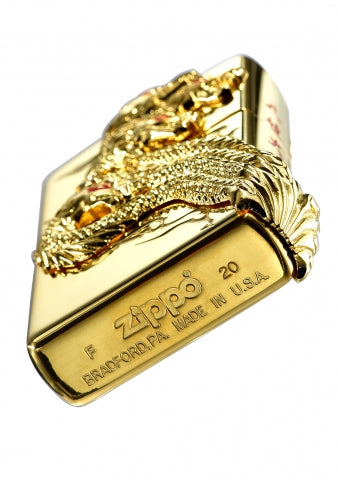 ZA-5-162A Yamata no Orochi Windproof Lighter – Gold