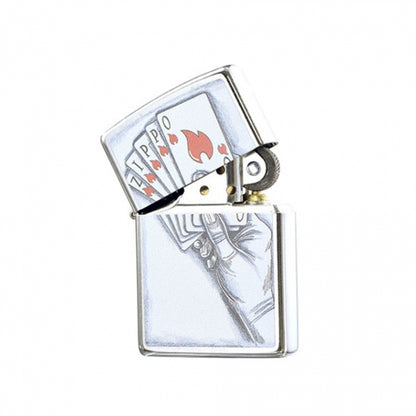 CI000383 Winning Hand Windproof Lighter