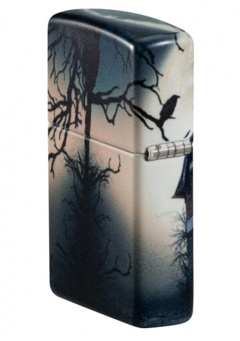 48922 House of Horrors Windproof Lighter (Includes Blue-Light Keychain, Assorted Color)