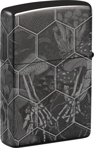 46425 Psychedelic Skull Windproof Lighter