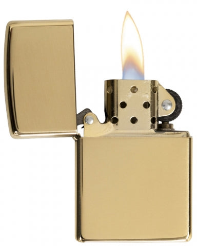 254B High Polish Brass Windproof Lighter