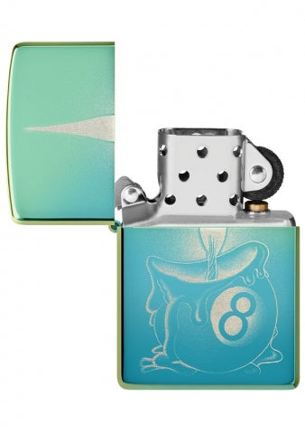 48615 Candlelit Eight Ball Windproof Lighter
