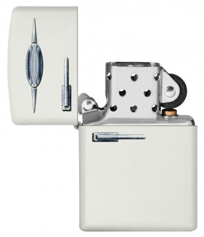 49636 Retro Refrigerator Design Windproof Lighter