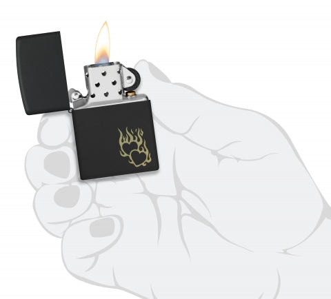 46004 Burning Heart Windproof Lighter