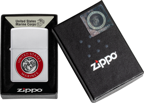 48974 U.S. Marine Corps Crest Emblem Windproof Lighter