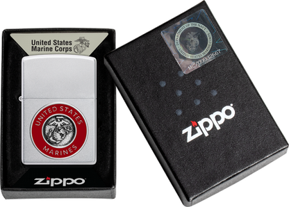 48974 U.S. Marine Corps Crest Emblem Windproof Lighter