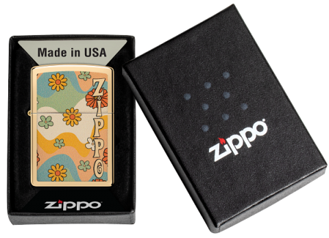 48503 ZIPPO花朵防風打火機